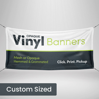Opaque Vinyl Banners (Custom Sizes)