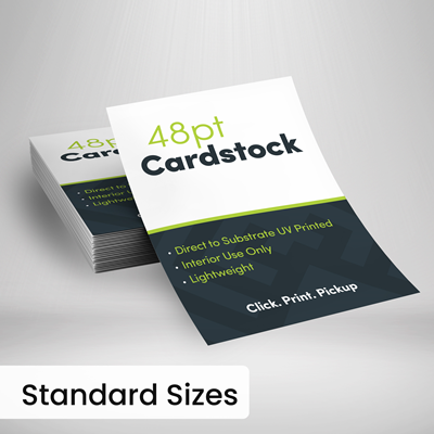 ECO HD Cardstock Signs- Standard Sizes
