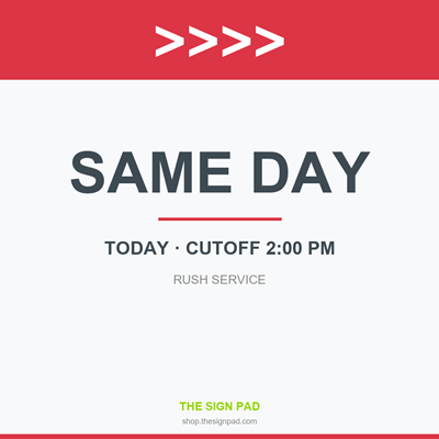 SAME DAY shipping or pickup