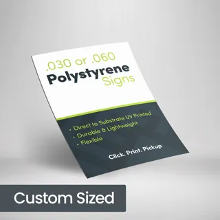 Polystyrene Signs - view 1