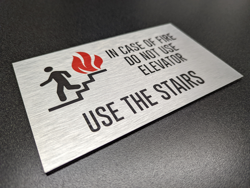 Brushed ACP Aluminium Signs - view 3