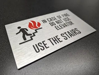 Brushed ACP Aluminium Signs - view 3