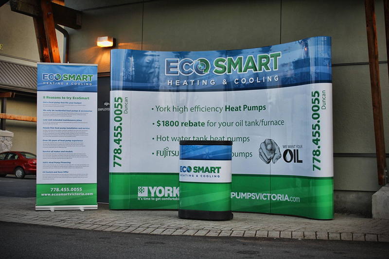 Curved Magnetic Tradeshow Backdrop - view 5