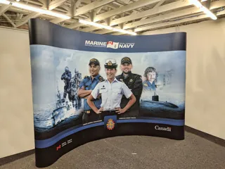 Curved Magnetic Tradeshow Backdrop - view 7