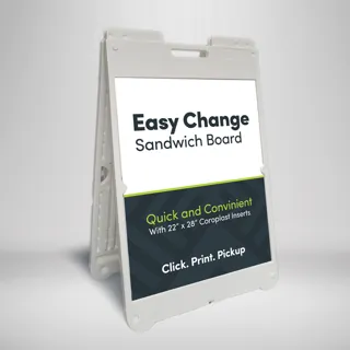 Easy Change Sandwich Board - view 1