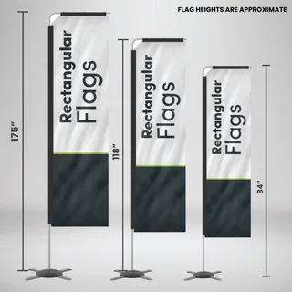 Flag - Rectangular Style - view 2