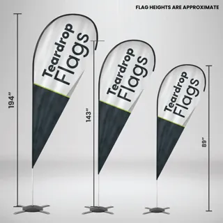 Flag - Teardrop Style - view 2