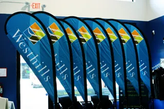 Flag - Teardrop Style - view 4