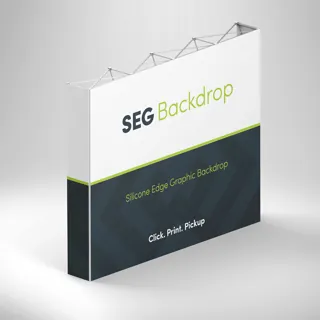 SEG Style Fabric Pop-Up Backdrop - view 1